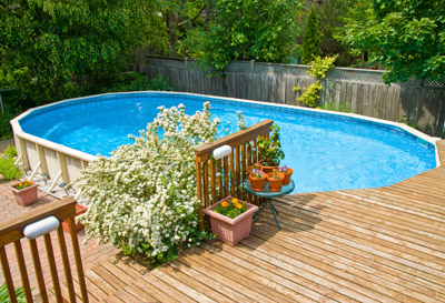 Add an above ground pool deck to your Waukesha home
